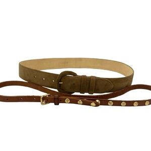 J. Crew Women’s Brown Leather Belt Bundle